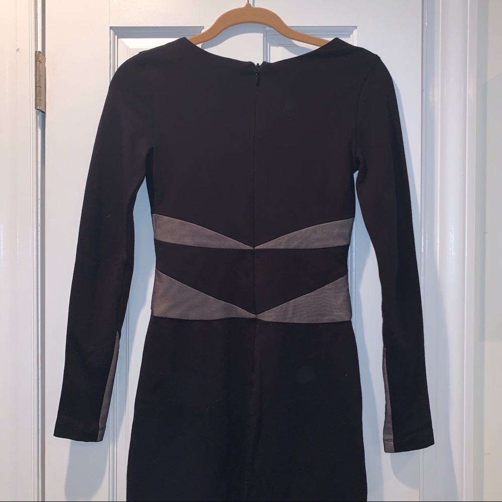 BCBGMaxAzria black form fitting dress - Picture 7 of 7